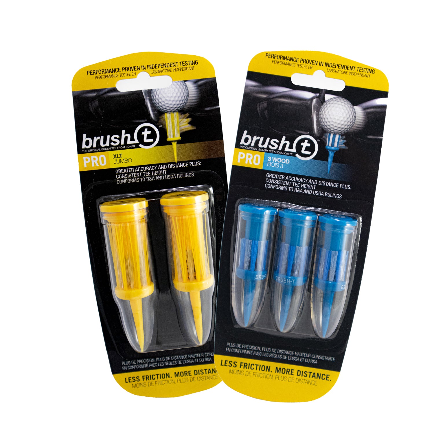 BRUSH-T Essentials Bundle | Premium Plastic Golf Tees – brush-t