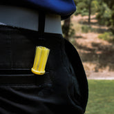 yellow XLT in back pocket.